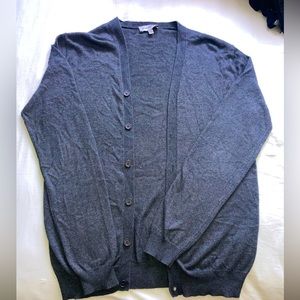 Grey Button Up Cardigan
